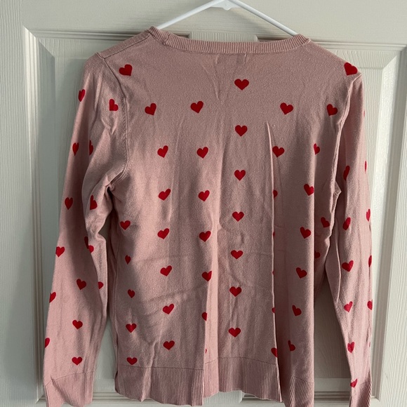 Pink and red hearts sweater - Picture 3 of 3
